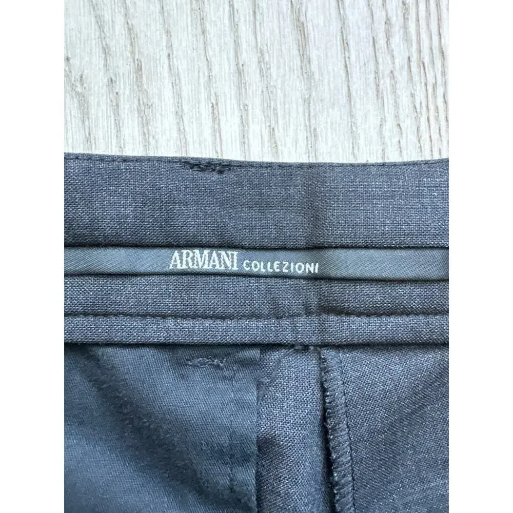 Vintage Armani Collezioni Wool Dress Pants Italy 50/US 32